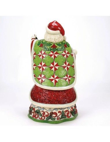Babbo Natale Jingle Bell da collezione Jim Shore