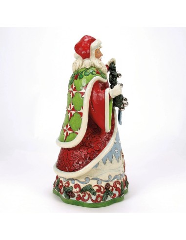 Babbo Natale Jingle Bell da collezione Jim Shore