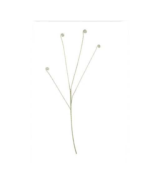 Ramo con riccioli d'oro glitterato Hervit