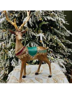 Renna natalizia con sella decorata Ilary Queen 2