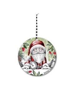 Pendaglio natalizio con Babbo Natale Egan