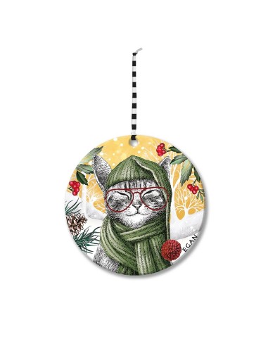 Pendaglio natalizio con Gattino Egan