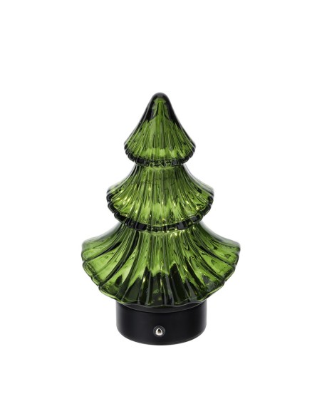 Albero Led in vetro verde Hervit