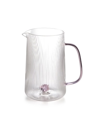 Caraffa IVV con Gemma Rosa in Vetro