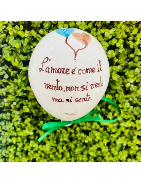 Palloncino con frase assortita dipinta a mano Pienne Design