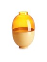 Scarlet Vaso Contenitore in Vetro Borosilicato Bicolore Ambra H 31 cm IVV