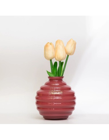 Vaso Venezia in vetro Bordeaux Tom Ch