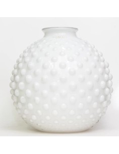 Vaso in vetro bianco Clair Pois Tom Ch