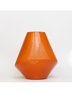 Vaso in vetro arancione New York Tom Ch