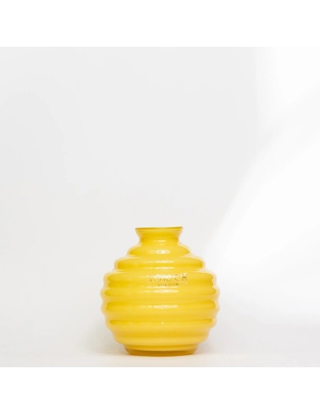 Vaso Venezia in vetro Giallo Tom Ch