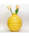 Vaso Venezia in vetro giallo Tom Ch