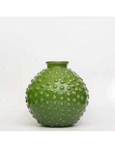 Vaso in vetro verde Clair Pois Tom Ch