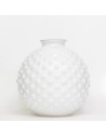 Vaso in vetro bianco Clair Pois Tom Ch