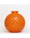Vaso in vetro arancione Clair Pois Tom Ch