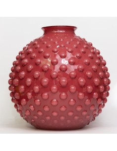 Vaso in vetro bordeaux Clair Pois Tom Ch