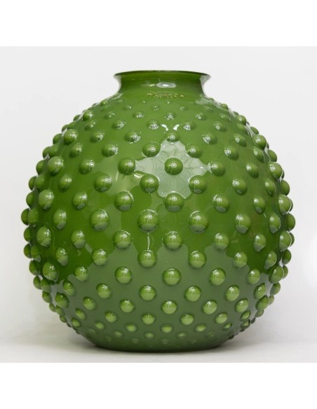 Vaso in vetro verde Clair Pois Tom Ch