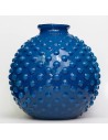 Vaso in vetro blu Clair Pois Tom Ch
