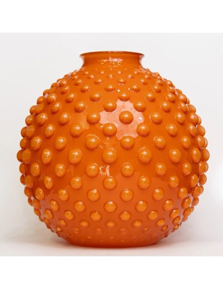 Vaso in vetro arancione Clair Pois Tom Ch