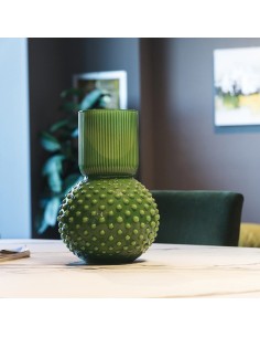 Vaso in vetro arancione Clair Pois Tom Ch 2