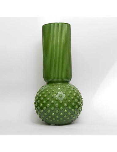 Vaso in vetro verde Clair Pois Tom Ch