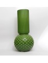 Vaso in vetro verde Clair Pois Tom Ch
