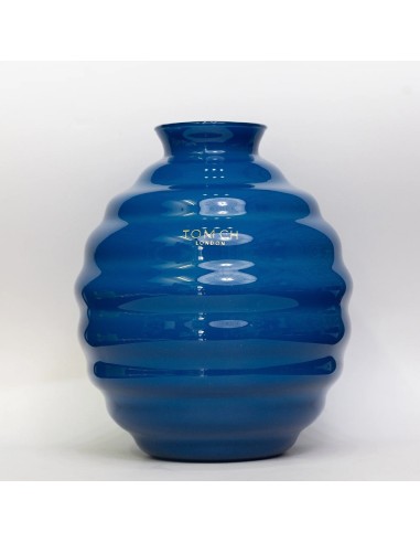 Vaso Venezia in vetro blu Tom Ch