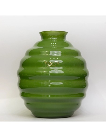 Vaso Venezia in vetro verde Tom Ch