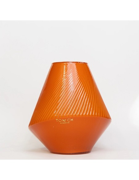 Vaso in vetro arancione New York Tom Ch