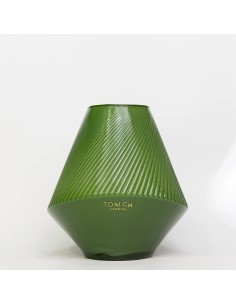 Vaso in vetro verde New York Tom Ch