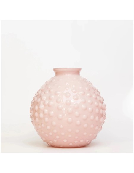 Vaso in vetro Rosa Clair Pois H.21 Cm Tom Ch