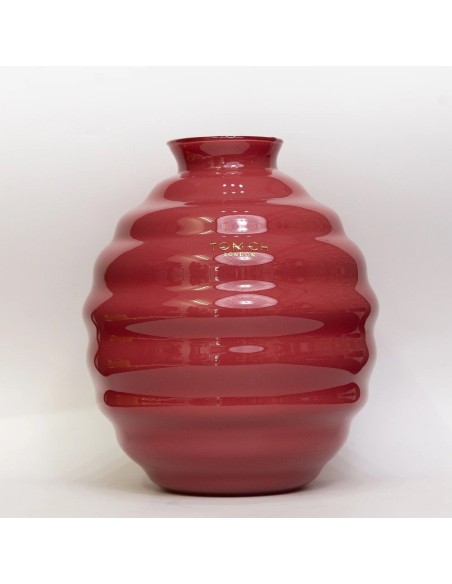 Vaso in vetro bordeaux Venezia Tom Ch