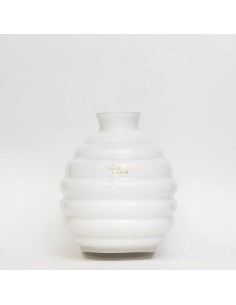 Vaso Venezia in vetro bianco Tom Ch