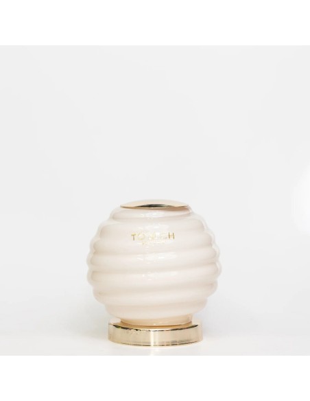 Lampada in vetro beige Venezia Tom Ch