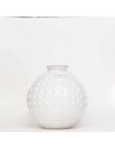 Vaso in vetro Bianco Clair Pois Tom Ch
