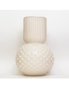 Vaso alto medio in vetro beige Clair Pois Tom Ch