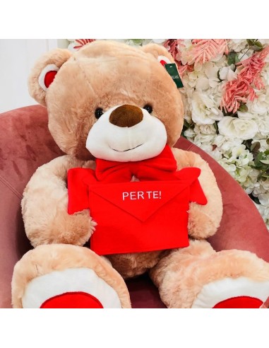 Peluche Orsetto con papillon e porta lettera d'Amore Silani
