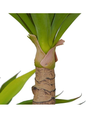 Pianta Agave Artificiale 120 cm con Vaso | Pianta Finta da Interno Realistica