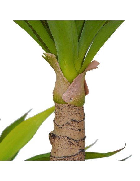 Pianta Agave Artificiale 120 cm con Vaso | Pianta Finta da Interno Realistica