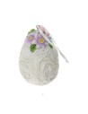 Uovo in Resina Bianco da Appendere 6x9 cm Hervit | Decorazioni Pasquali