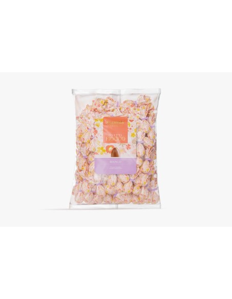 Maxtris  Busta Ovette Fiocco di Pasqua al cioccolato bianco 500 gr.