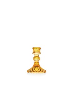 Candeliere in Vetro Ambra Convivium EMÒ Italia – Porta Candela Decorativo