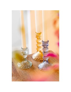 Candeliere Ambra EMÒ Italia Grande – Porta Candela Decorativo 15,5 cm 2