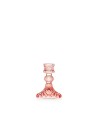 Candeliere in Vetro Rosa Cipria Convivium EMÒ Italia – Porta Candela Decorativo