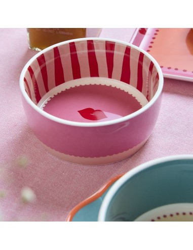 Coppetta Bocca Madame Multicolor 440 cc in New Bone China