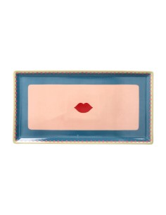 Vassoio Bacio Fontebasso 32x17 cm New Bone China – Rettangolare