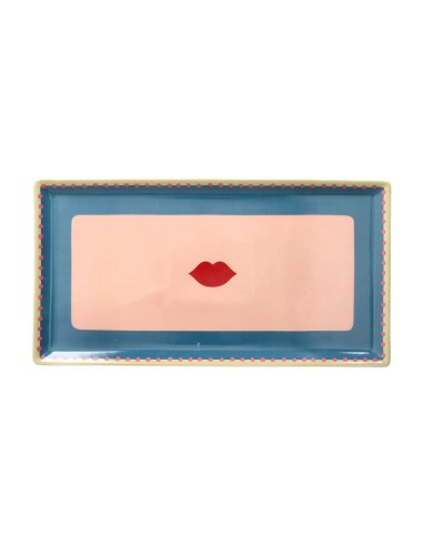 Vassoio Bacio Fontebasso 32x17 cm New Bone China – Rettangolare
