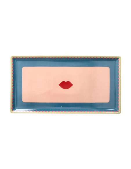 Vassoio Bacio Fontebasso 32x17 cm New Bone China – Rettangolare