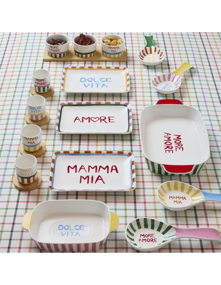 Set 4 Tazze Caffè Fontebasso 110 cc con Piattino in New Bone China