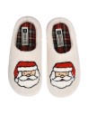 Pantofole Babbo Natale Ecru 38/39 Morbide e Calde Natale