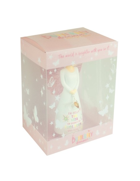 Statuetta Angelo con Frase Motivazionale 12,5 cm in Resina | Idea Regalo